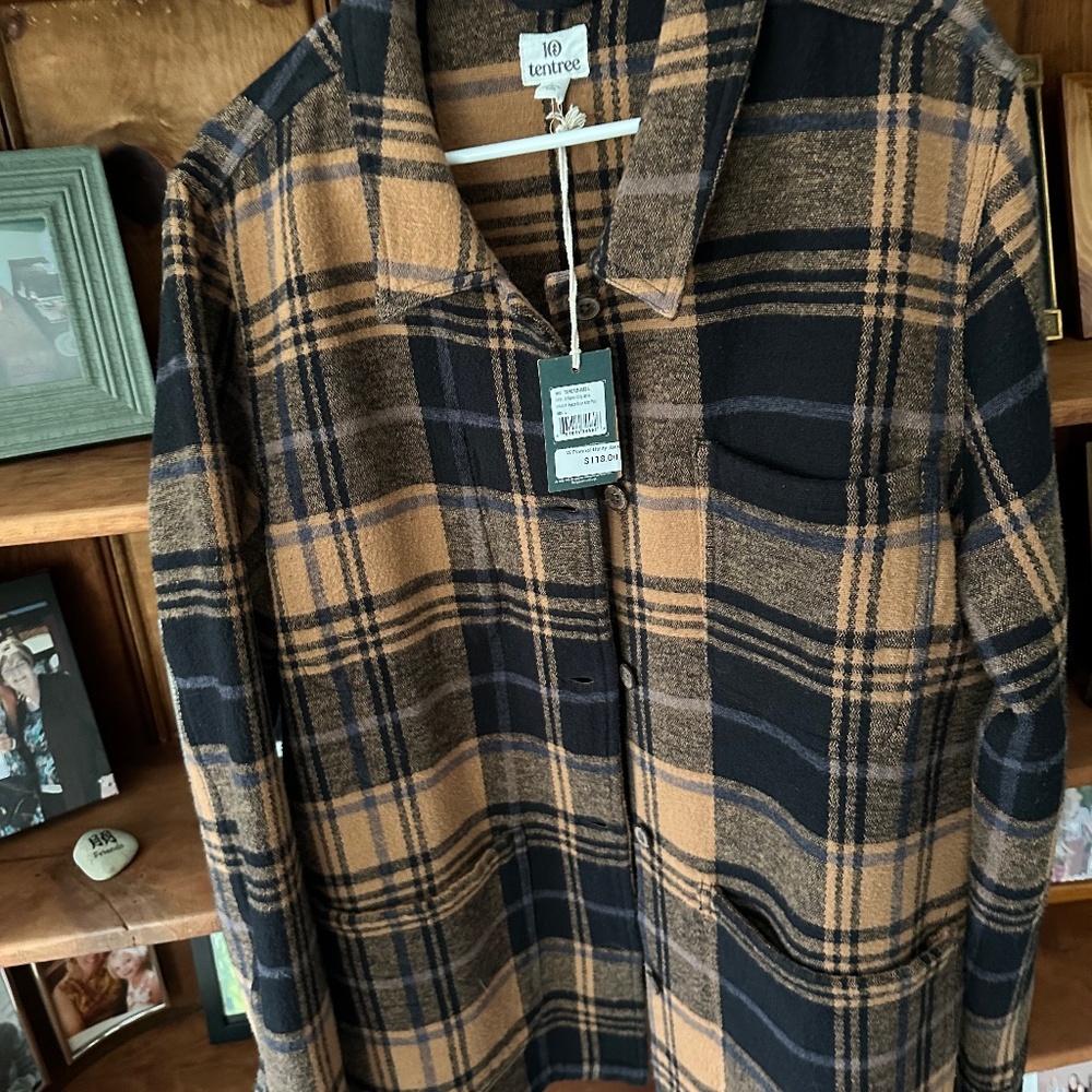 Tentree Flannel Utility Jacket